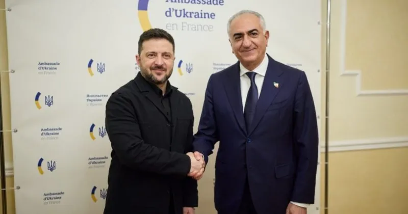 Зеленський обговорив підтримку вільного Ірану зі спадкоємним принцом