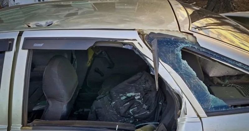 Російський дрон атакував авто поліцейських у Сумській області
