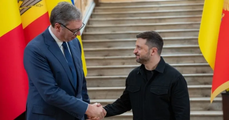 Зеленський обговорив з Вучичем зону вільної торгівлі із Сербією